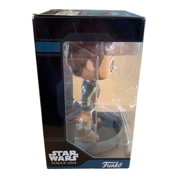FUNKO WOBBLERS STAR WARS ROGUE ONE CASSIAN ANDOR VINYL BOBBLE HEAD WOBBLER - Picture 3 of 7
